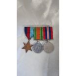 WW2 MEDAL GROUP 3 MEDALS