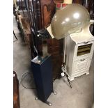 MID CENTURY 'LA REINE' SLIMLINE JET CHROME PLATED FLOOR STANDING HAIR DRYER