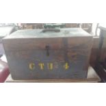 EX MILITARY TRAVELLING TRUNK