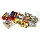 A quantity of Lego, to include loose blocks, figures, boat set 4010, castle set 6067, and horse
