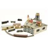 A comprehensive Marklin HO train set, including locomotives, coaches, rolling stock, together with a