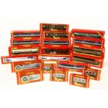 Hornby 00 coaches and electric trains, mostly boxed