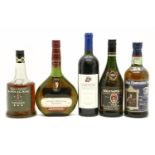 Assorted to include, Prince Hubert de Polignac, Cognac, one bottle; Real Companhia Velha, Vinho do