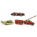 A collection of marbles and Dinky die cast MF763, Chipperfields Circus, Evelid