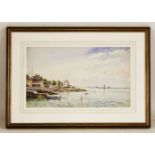 *Col. Henry George Gandy DSO (1879-1950) THE ROYAL YACHT SQUADRON, COWES Signed l.l., watercolour