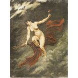 After Luis Ricardo Falero THE WITCHES' SABBATHUnsigned, oil on canvas35.5 x 25.5cmThe Witches'