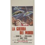 'La Guerra Dei Mondi' poster,c.1977, a re-release Italian film poster of 1953 War of the Worlds,