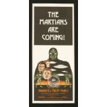 'The Martians Are Coming' film poster,c.1970s, re-release USA 'Invaders from Mars' film poster,34