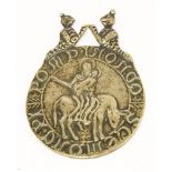 Billy and Charley (or the Shadwell Forgeries),c.1860, a Billy and Charley brass medallion cast