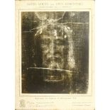 The Mystery of the Turin Shroud,a 1931 photograph, 'SANTO VOLTO DEL DIVIN REDENTORE' (HOLY FACE OF