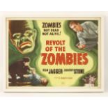 'Revolt of the Zombies'1936, American lobby card54.5 x 70cm, unframed