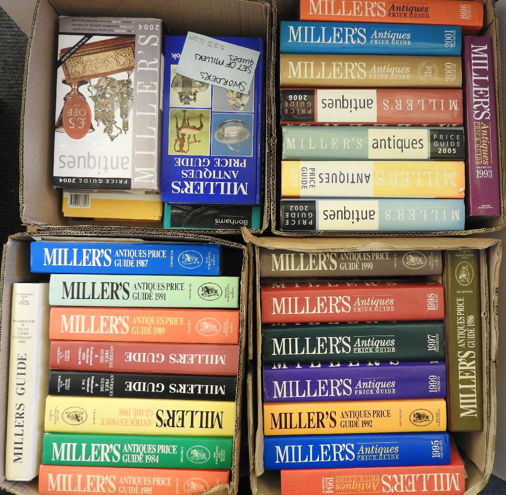 A quantity of Miller's price guides