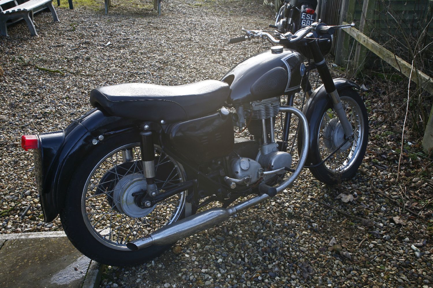 A 1959 AJS 350 Single motorcycle,first registered 3rd March 1959, registration 164 JHA, chassis - Image 3 of 10
