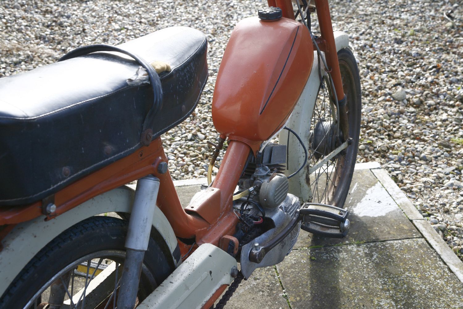 A 1973 Garelli 49cc pedal moped,first registered 30th April 1973, registration number AOO 129LHas - Image 6 of 7