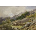 John Henry Mole (1814-1886)NEAR KESWICKSigned l.l., watercolour35 x 53cm