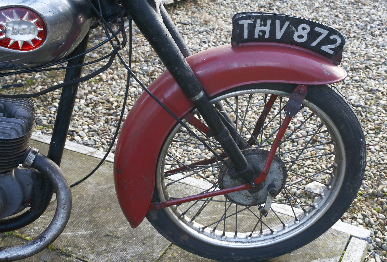 BSA Bantam D7 175 (believed to be 1961) motorcycle,registration number THV 872, no papers, missing - Image 8 of 11