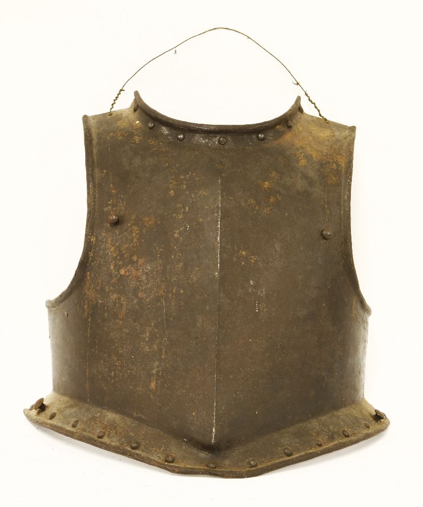 A Cromwellian-type iron breastplate,mid-17th century