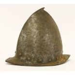 A Spanish cabasset helmet,17th century, 25cm high