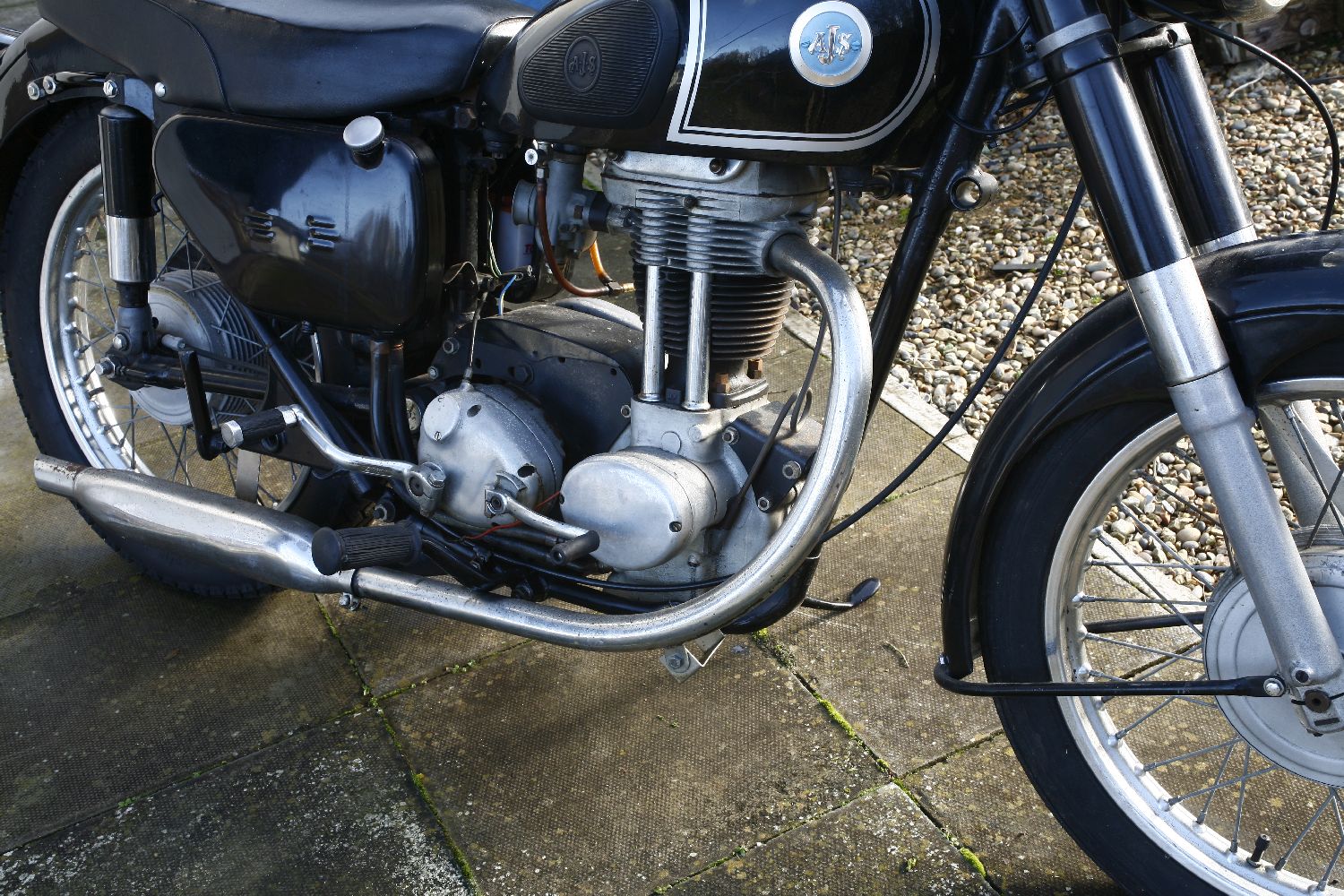 A 1959 AJS 350 Single motorcycle,first registered 3rd March 1959, registration 164 JHA, chassis - Image 8 of 10