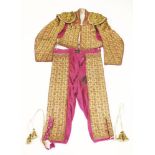 A 'Traje de Luces' or 'Suit of Lights' matador's outfit,comprising:a gentleman's chaquetilla