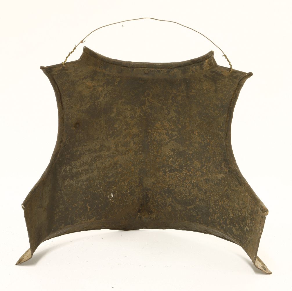 A Cromwellian-type iron breastplate,mid-17th century - Image 2 of 2