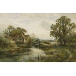 Henry John Kinnaird (fl.1880-1920)NEAR DEDHAM, ESSEXSigned and inscribed with title, watercolour and