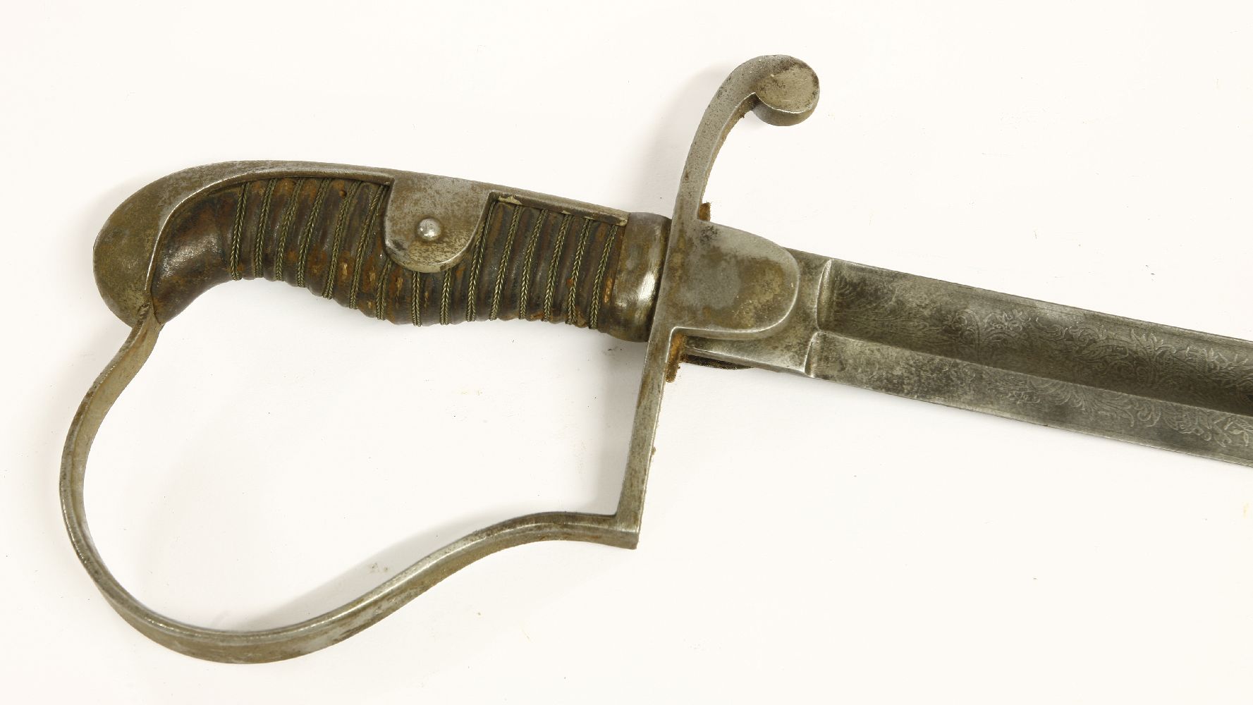 Two British cavalry swords,1796 pattern, with stirrup hilts, one with scabbard, one stamped ‘ - Image 3 of 5