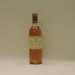 Château d’Yquem, 'Y', 1960, one bottle (top shoulder, excellent label, capsule good)