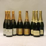 Assorted Sparkling Wines to include: South Ridge, Cuvée Merret Brut, 2004, three bottles;