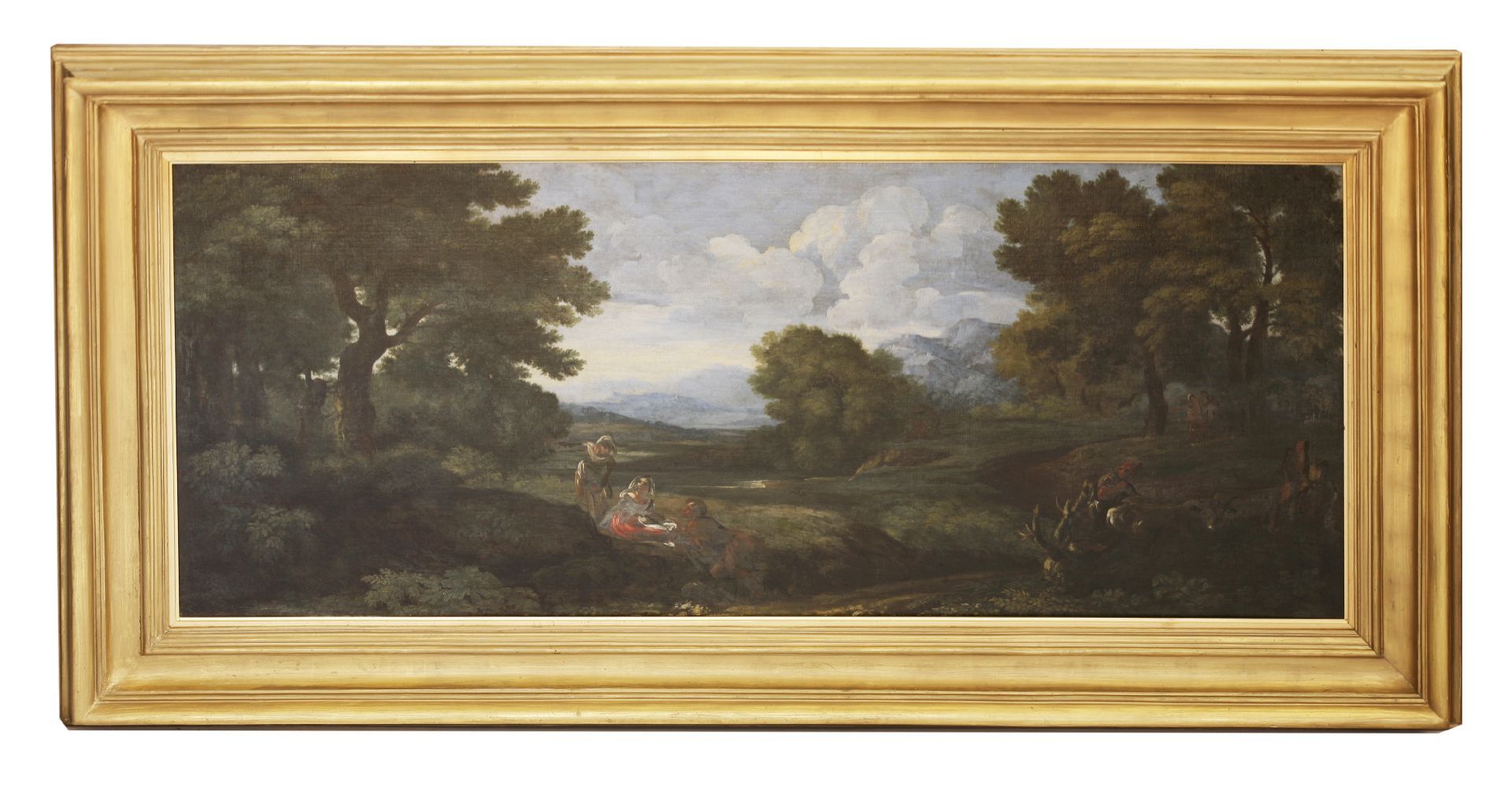 Attributed to Crescenzio Onofri (Italian, 1632-1712)THE REST ON THE FLIGHT TO EGYPT;A LANDSCAPE WITH - Image 5 of 6