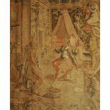 A Florentine allegorical tapestry, emblematic of winter, early 17th century, after Alessandro