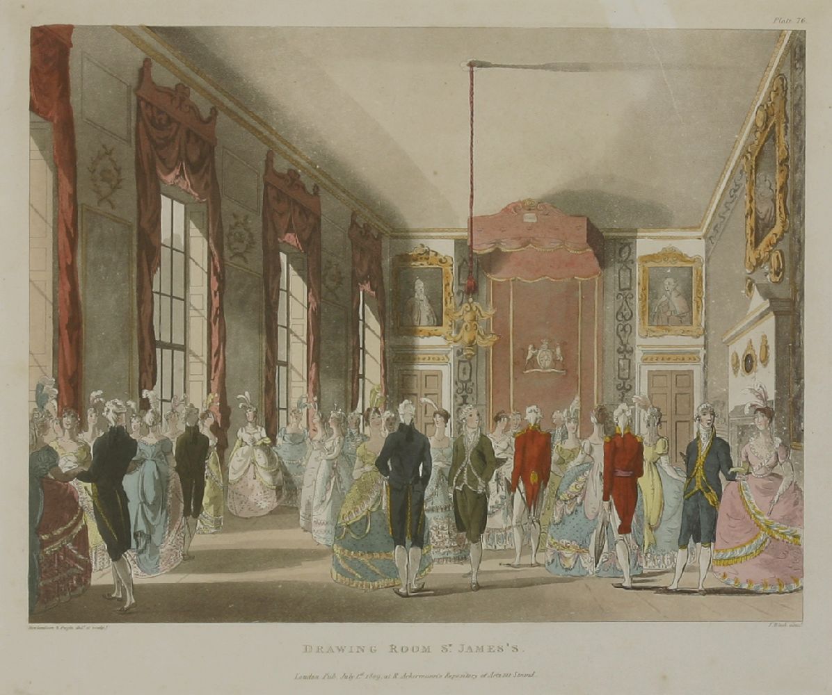 After Thomas Rowlandson (1756-1827) andAugustus Charles Pugin (1762-1832)VAUXHALL GARDEN;GUILDHALL; - Image 9 of 18