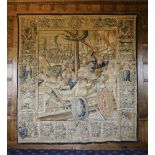 A Flemish historical tapestry,The Story of Julius Caesar, (2), probably 16th century, Mark Antony