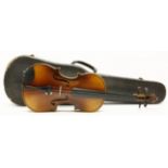 An early 20th Century violin by Karl Hutz,