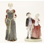 A Royal Doulton figure, 'Philippa of Hainault', 2008, and one other HN2004