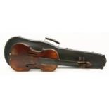 Two late 19th or early 20th Century Continental violins,