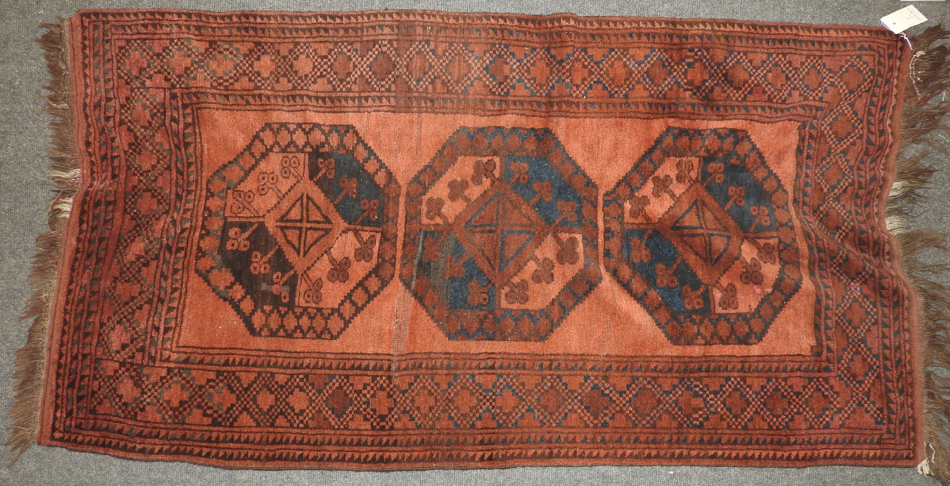 Two Eastern rugs, 200 x 160cm and 158 x 112cm (2)