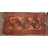 Two Eastern rugs, 200 x 160cm and 158 x 112cm (2)