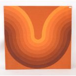 A Verner Panton 'Spectrum' design wall hanging, for Mira X, 118cm x 114cm