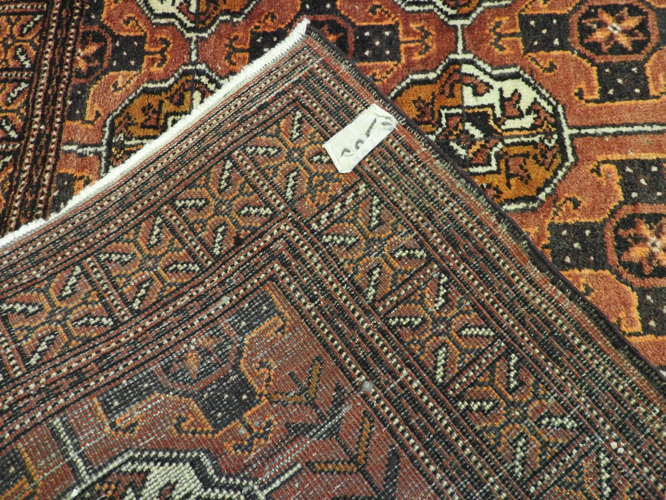 Two antique period runners, 115cm x 24cm x 77cm (2) - Image 8 of 8