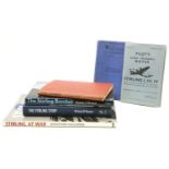 Six military books: including Pilot's and Flight Engineer's Notes, Stirling l, ll, lV; The