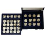 Coins, Canada, a collection of 37 Canadian silver dollar coins, a range of dates, with some