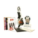 A large collection of EMI and music ephemera, including calendars, books, advertising material,