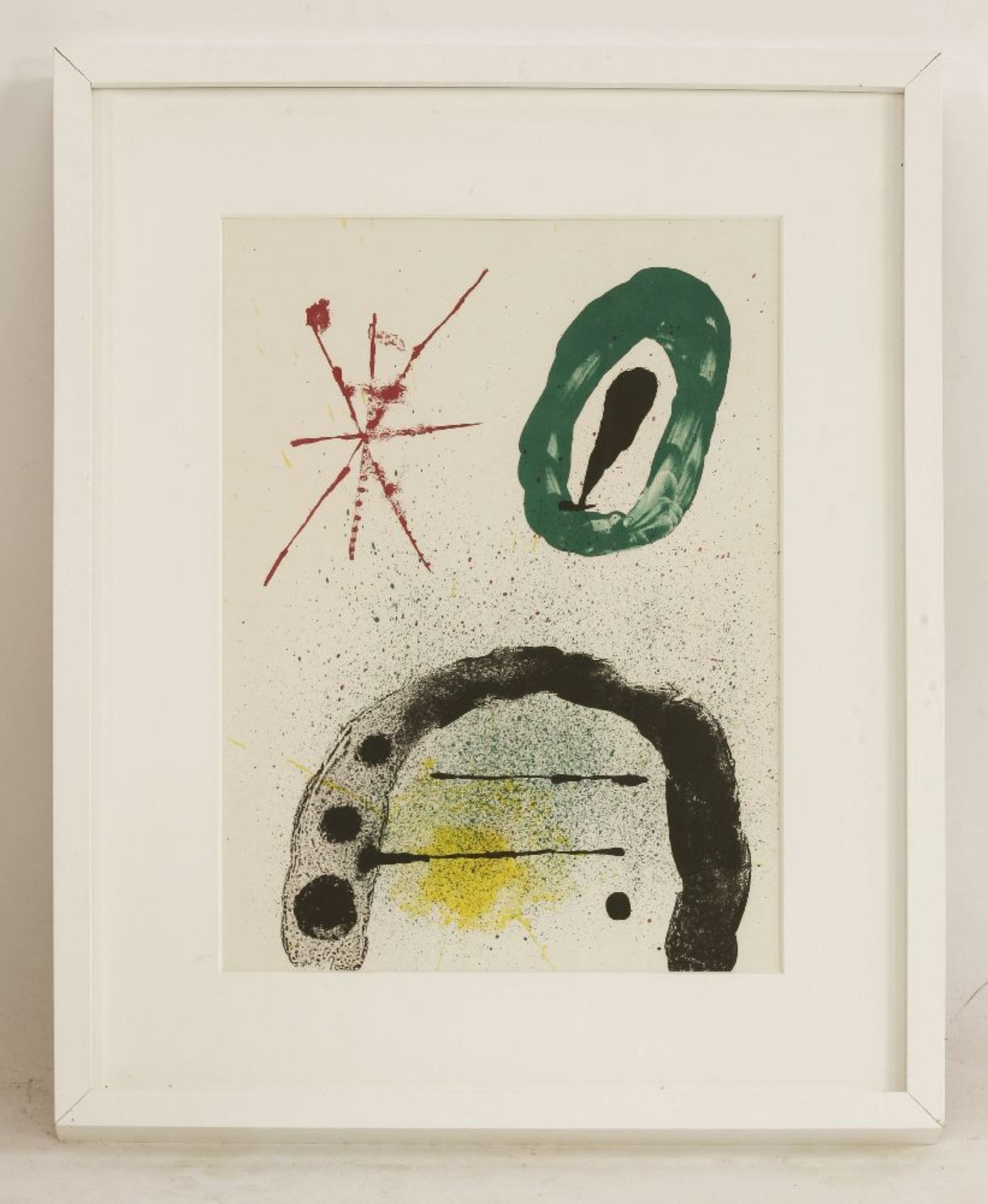 *After Joan Miro (Spanish, 1893-1983)FROM DERRIERE LE MIROIR Lithograph, number 139-140, 1963, - Image 2 of 2