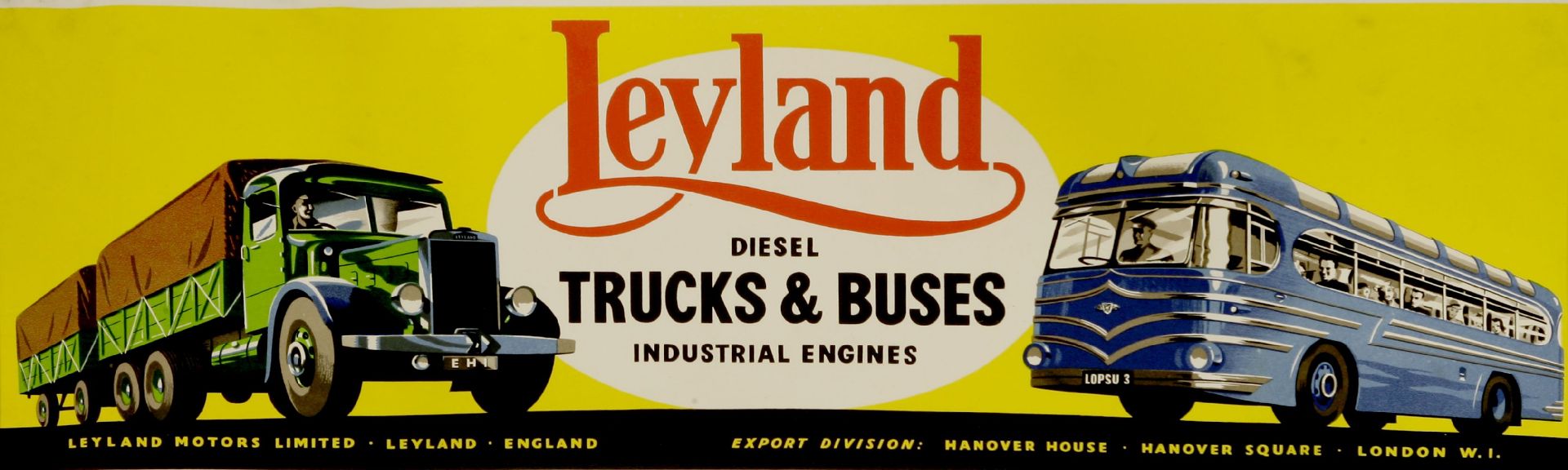 Leyland lorry and coach PostersLEYLAND PASSENGER VEHICLES;COMET 90 TRUCKS AND THREE ROYAL TIGER - Image 5 of 10
