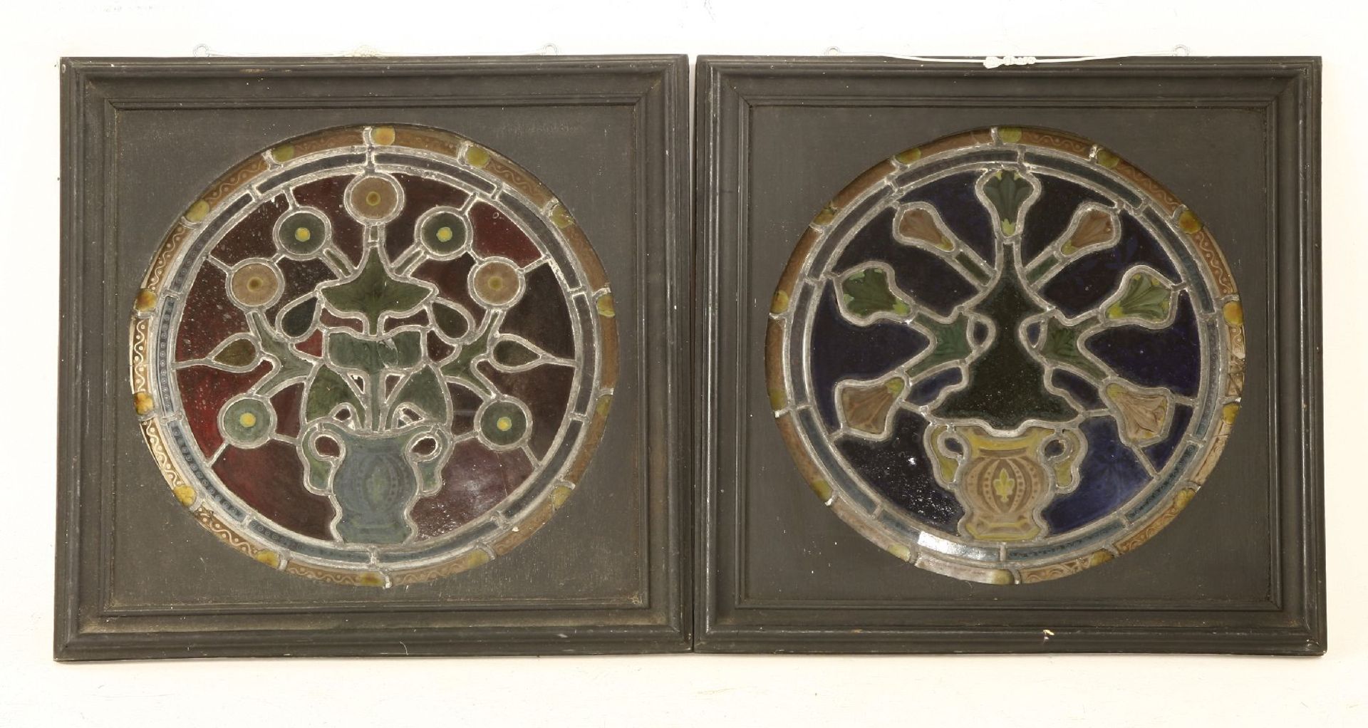 Two stained glass panels,attributed to A W N Pugin and possibly manufactured by Hardman & Co.,41 and - Image 3 of 3