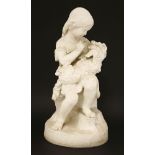 A Copeland Parian group 'Go to Sleep',after Joseph Durham (1814-1877), impressed 'J. Durham Sc.