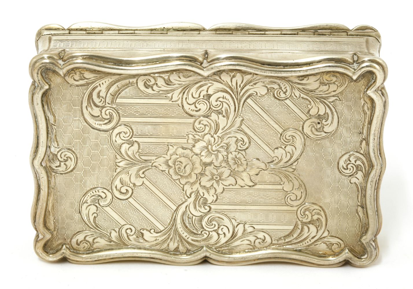 Of Livery Company and Masonic interest: a Victorian silver snuff box,E Smith, Birmingham 1850,of - Bild 2 aus 4