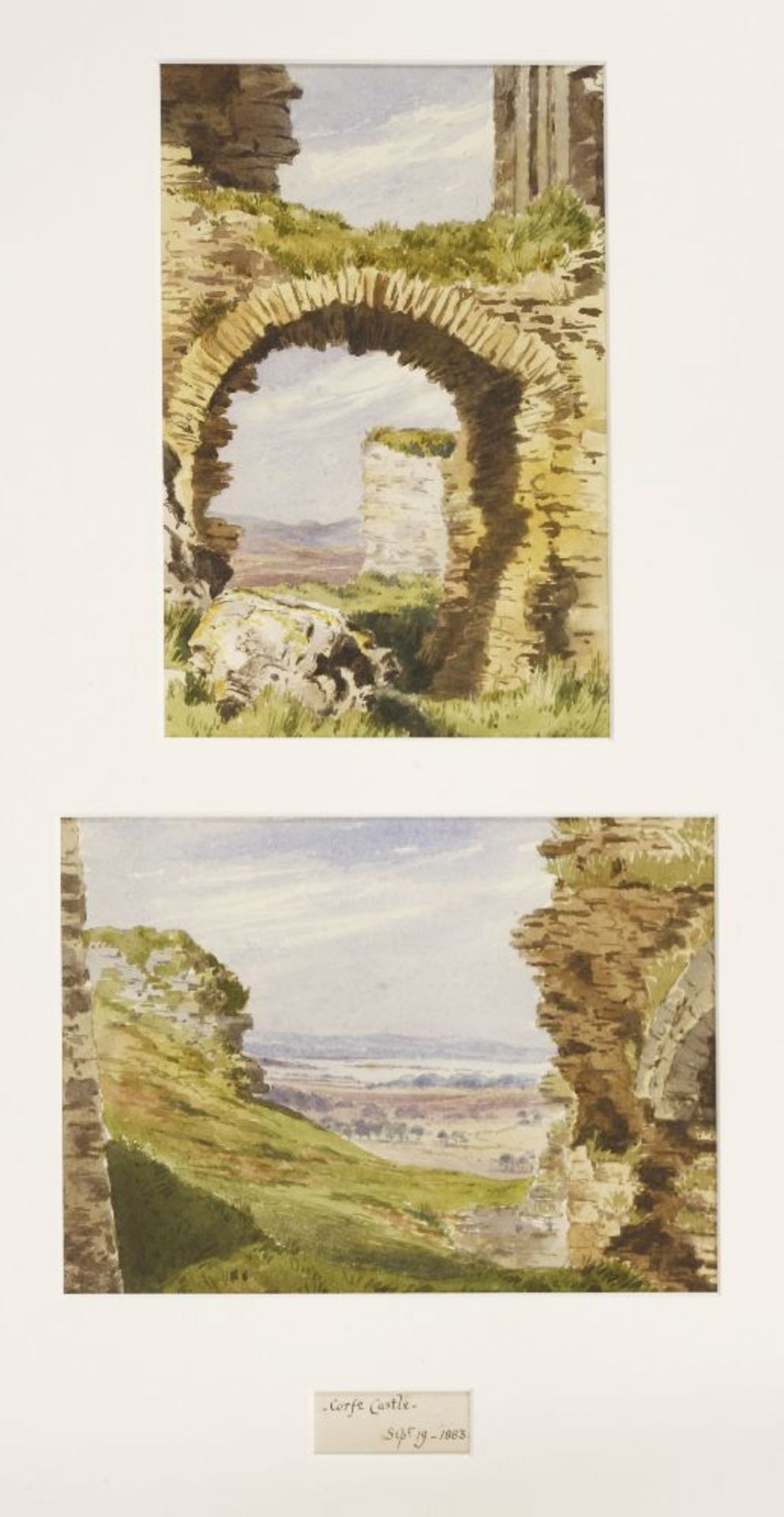 Eliza Riley Sandys (early 19th century)FOURTEEN VIEWS OF DORSET:FROM ST ALBAN'S HEAD;WIMBORNE; - Image 6 of 14