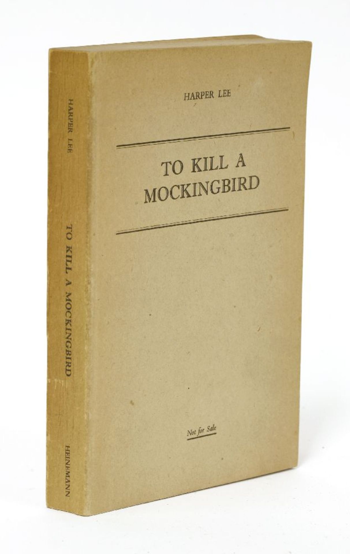 PROOF COPY- LEE, Harper: TO KILL A MOCKINGBIRD. L, Heinemann, 1960, Proof copy of the First edition,